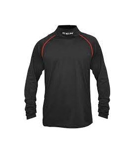 Tee-shirt CCM Compression protège-cou manche longue