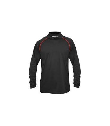 Tee-shirt CCM Compression protège-cou manche longue