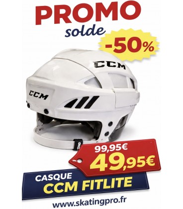 CASQUE CCM FITLITE BLANC 