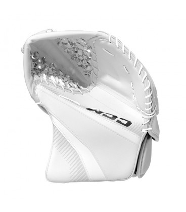 MITAINE DE GARDIEN CCM PHENOM JUNIOR REGULAR  BLANC/BLANC