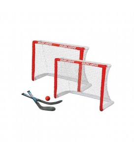 KIT 2 MINI CAGES BAUER + 2 MINI CROSSES + BALLE MOUSSE