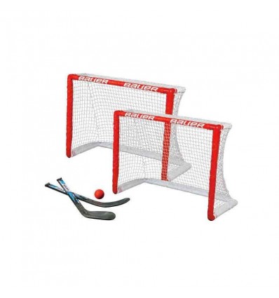 KIT 2 MINI CAGES BAUER + 2 MINI CROSSES + BALLE MOUSSE